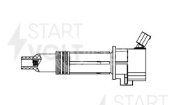 Катушка зажигания для автомобилей Lexus LX (98-)/GX (01-) 4.7i/Toyota Chaser (88-) 2.0i
