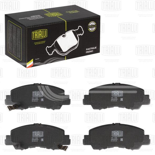 Колодки тормозные дисковые передние для автомобилей Mitsubishi Eclipse Cross X (17-)