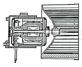 Электровентилятор отопителя для автомобилей FIAT Albea (02-)