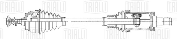 Привод передний левый для автомобилей BMW 7 F01 (08-)