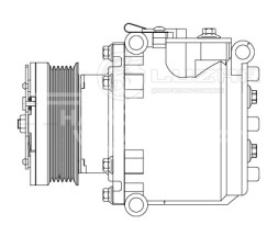 Компрессор кондиционера для автомобилей 9-3 I (98-)