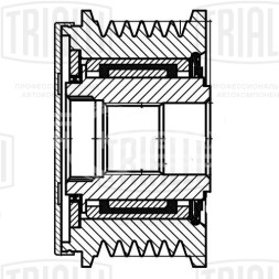 Ролик генератора (обгонная муфта) для автомобиля Ford Transit (00-) 2.3i