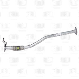 Труба приёмная для автомобилей Hyundai Accent (94-) с отверстием под датчик (алюминизированная сталь)