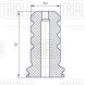 Ремкомплект амортизатора (кожух + отбойник) полиуретан