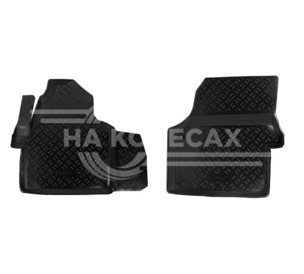 Ковры для Mercedes-Benz Sprinter (W906) /VW Crafter (06-),перед., 2 шт., выс. борт, ТЭП, черн.