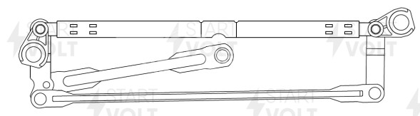 Трапеция стеклоочистителя для автомобилей VW Polo Sedan (10-)