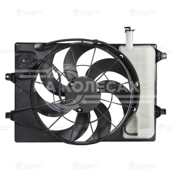 Электровентилятор охлаждения для автомобилей Hyundai Creta (21-) 1.6i/2.0i (с кожухом и резистором)