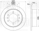 Диск тормозной для автомобилей SsangYong Korando (95-) / Musso (93-) / Rexton (02-) задний d=299
