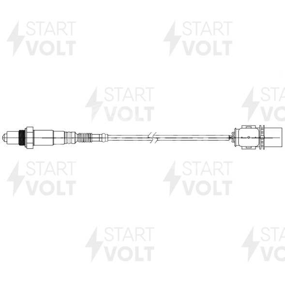 Датчик кислорода для автомобилей Haval F7 (18-)/F7x (19-) 1.5T до катализатора