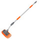 Швабра с насадкой для шланга, наклонной щеткой 29см и телескопической ручкой (140-200см)