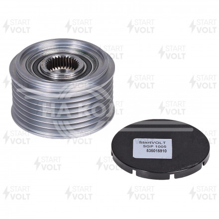 Шкив с обгонной муфтой генератора для автомобилей Ford Transit (00-) 2.4TDCi (M16x1,5) (59*35)