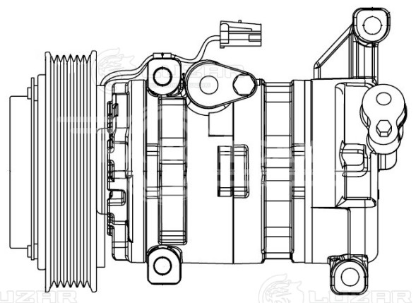 Компрессор кондиционера для автомобилей 3 (BL) (09-) 1.6i