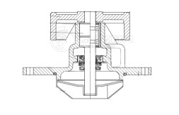 Насос водяной для автомобилей КАМАЗ, Yutong, Higer с двиг. Cummins 6CT/QSC/ISCe
