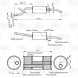 Глушитель для автомобилей Renault Symbol (01-)/Clio II (00-) 1.4i основной (алюминизированная сталь)