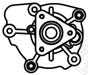 Насос водяной для автомобилей Kia Sorento (14-)/Optima (15-) 2.0i/2.4i без корпуса