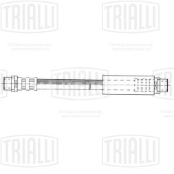 Шланг тормозной для автомобилей Audi 80 (86-) / 90 (87-) передний L=310мм