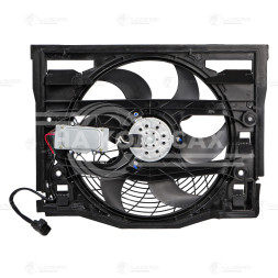 Электровентилятор кондиционера для автомобилей BMW 3 (E46) (98-) (с кожухом)