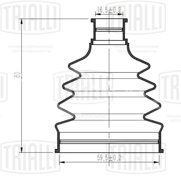 Пыльник ШРУСа наружного для автомобилей Honda CR-V (95-) 2.0i