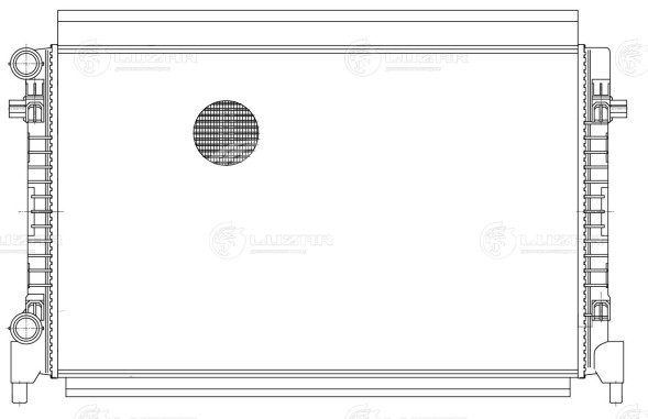 Радиатор охлаждения для автомобилей Octavia A7 (13-)/Golf VII (12-) 1.6i