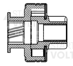 Привод стартера (бендикс) для автомобилей Hyundai Santa Fe (18-)/ix55 (07-) 3.5i/3.8i