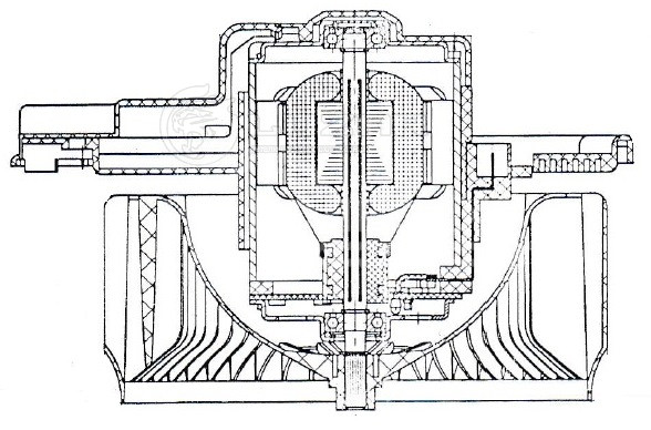 Электровентилятор отопителя для автомобилей Honda Accord (03-)