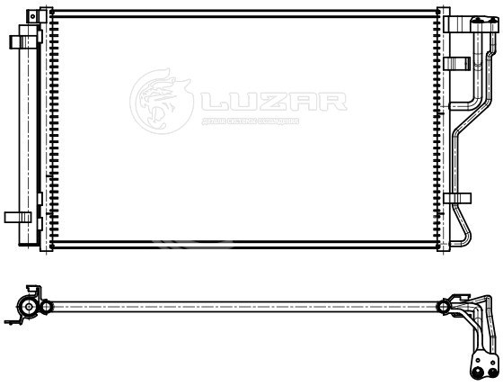 Радиатор кондиц. для а/м Hyundai Creta (21-)