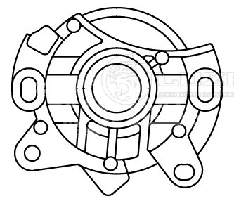 Насос водяной для автомобилей Opel Vivaro (01-)/Renault Trafic (01-) 2.5D