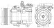 Компрессор кондиционера для автомобилей Hyundai Tucson (04-)/Kia Sportage II (04-) 2.0D (тип Halla)