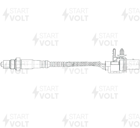 Датчик кислорода для автомобилей Mercedes-Benz E W211 (02-)/W212 (09-) 3.0i до катализатора