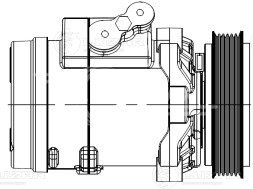 Компрессор кондиционера для автомобилей Captiva (06-)/Antara (07-) 2.4i