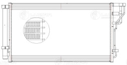 Радиатор кондиционера для автомобилей Sonata VII (LF) (14-) 2.0i/2.4i M/A