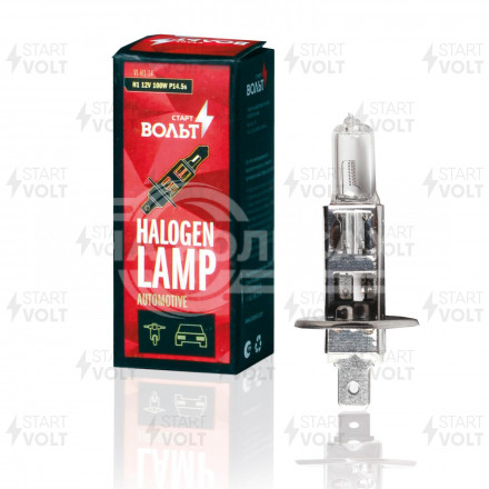 Галогенная лампа H1 12V 100W P14,5S