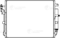 Радиатор кондиционера для автомобилей Land Rover Discovery (04-)/(09-)/Range Rover Sport I (05-) 2.7TD