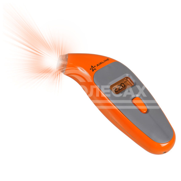 Манометр цифровой металлический с подсветкой ЖК дисплей 7 ATM