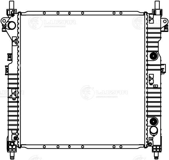Радиатор охлаждения для автомобилей SsangYong Actyon Sport (12-) AT