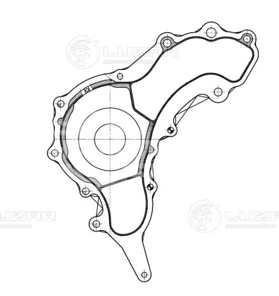 Насос водяной для автомобилей Jeep Grand Cherokee IV (10-) 3.6i