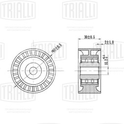 Ролик ГРМ опорный для автомобилей Ford C-Max (07-) 1.6d