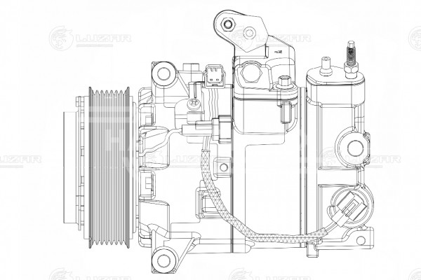 Компрессор кондиционера для автомобилей Infinity QX70 (FX) (08-) 3.5i/3.7i