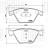 Колодки тормозные для автомобилей BMW 5 (F10/11) (10-)/6 (F12/13) (11-) дисковые передние