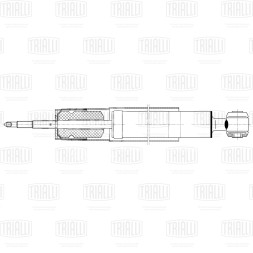 Амортизатор задний для автомобиля Mercedes C (W203) (00-)