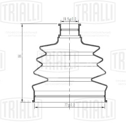 Пыльник ШРУСа наружного для автомобилей Honda Civic (95-)