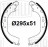 Колодки тормозные для автомобилей Toyota Hilux (97-) / 4Runner (95-) / Hiace (89-) барабанные