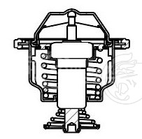 Термостат для автомобилей Hyundai Sonata (98-)/Santa Fe (00-) 2.0i/2.4i (82°С) (термоэлемент)