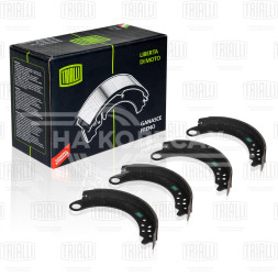 Колодки тормозные барабанные задние для автомобилей УАЗ Профи 236021 (2 короткие, 2 длинные)