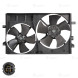 Электровентилятор охлаждения для автомобилей Geely Emgrand EC7 (09-) 1.5i/1.8i  (2 вент.) (с кожухом)