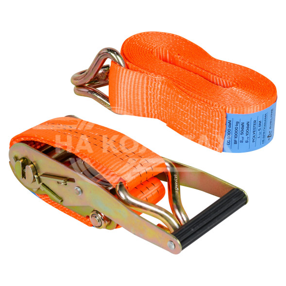 Ремень крепления груза с храповиком 5 т, 10 м