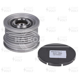 Шкив с обгонной муфтой генератора для автомобилей Peugeot 308 I (07-)/Citroen C4 II (09-) 1.6i