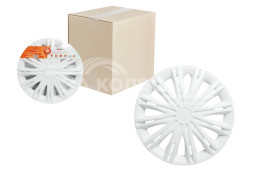 Колпаки колесные 15&quot; &quot;Скай&quot;, белый, компл. 2 шт.