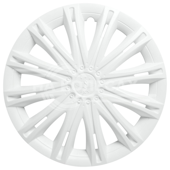 Колпаки колесные 15&quot; &quot;Скай&quot;, белый, компл. 2 шт.