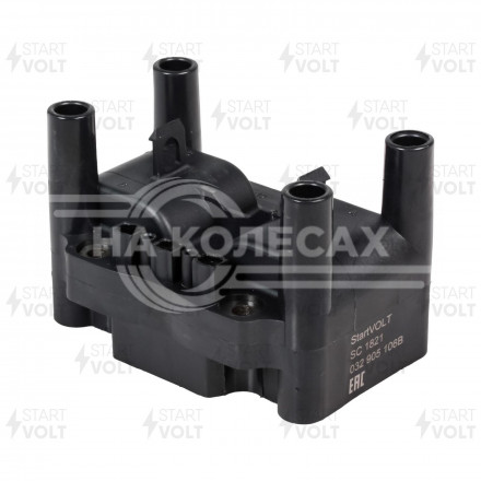 Катушка зажигания для автомобилей VAG Golf IV (97-)/Octavia (96-) (без коммутатора) (3PIN)